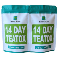 Custom wholesale weight loss tea Private Label Fast Skinny Flat Tummy detox 14 day slim green teatox tea
